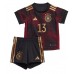 Germany Thomas Muller #13 Replica Away Minikit World Cup 2022 Short Sleeve (+ pants)